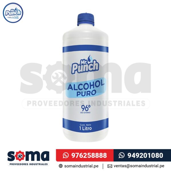 Alcohol puro 96 de 1Lt Mr Punch