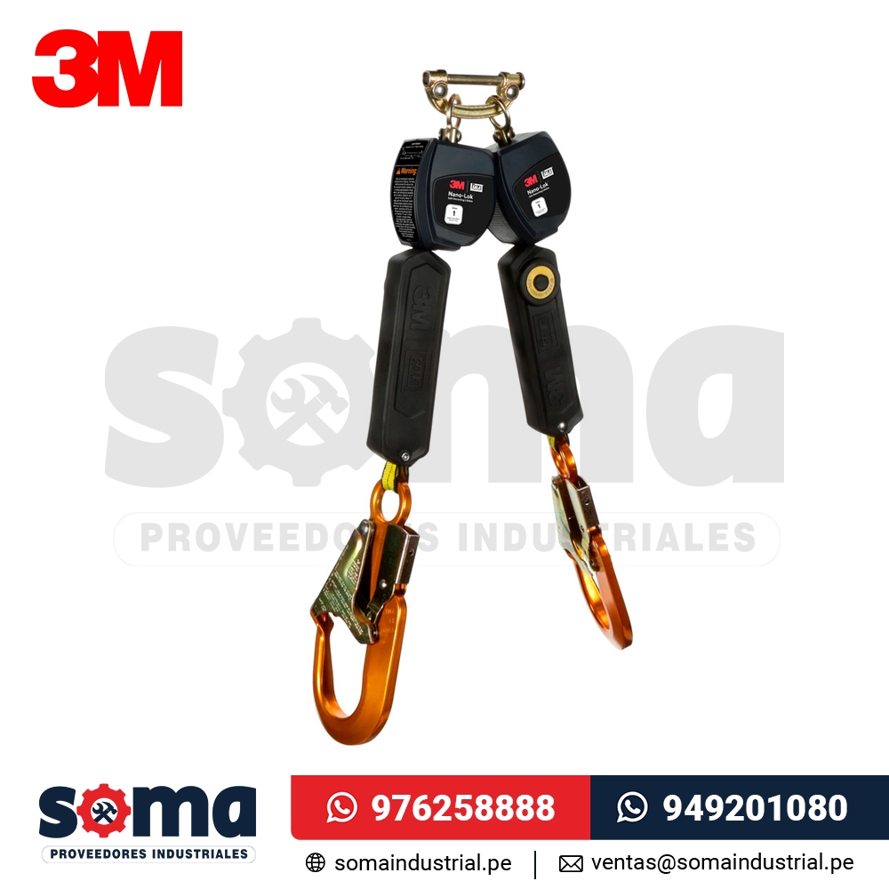Bloque Retráctil 3M DBI Sala Nano Lok 3100548
