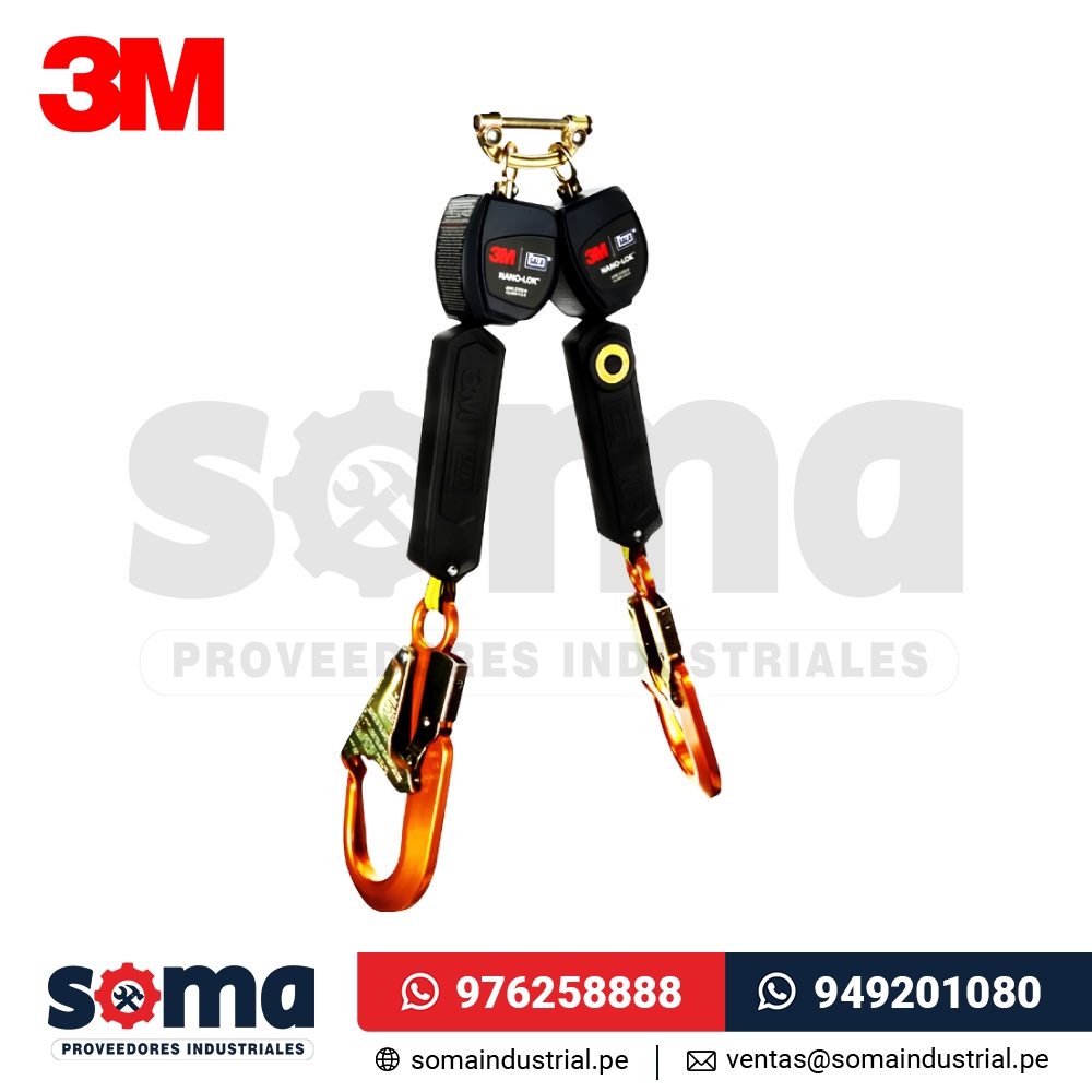 Bloque Retráctil Doble 3M DBI Sala Nano Lok 3101277