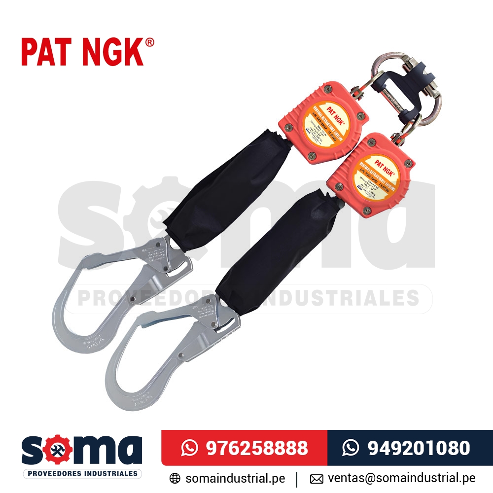 Bloque Retráctil Doble HB-1.8NN de 1.80 Metros PAT NGK