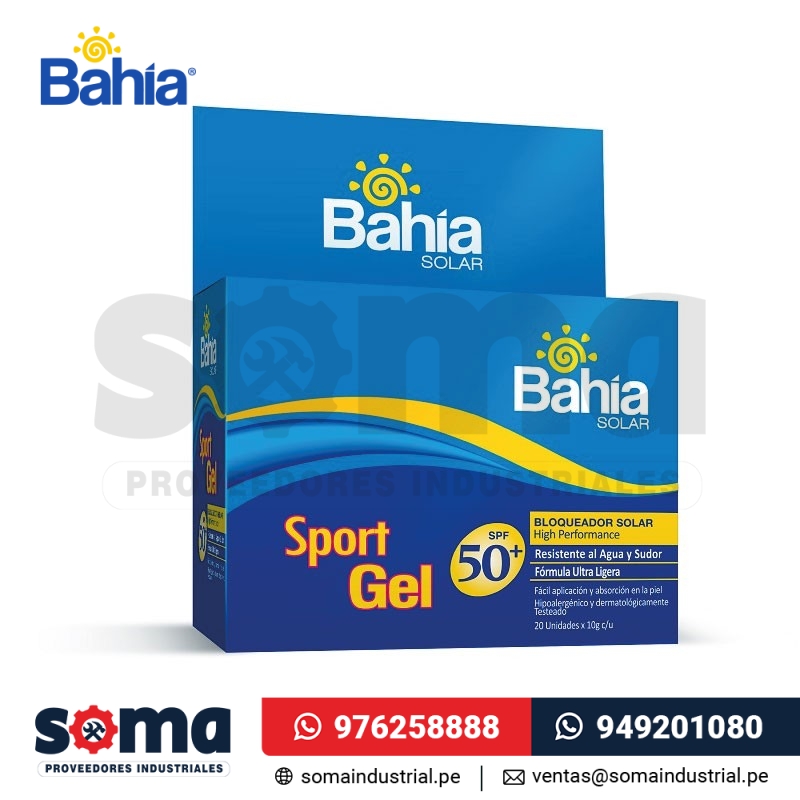 Bloqueador Bahia SPF 50 10 g Sachet Sport Gel