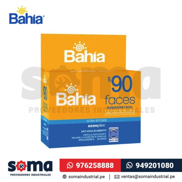 Bloqueador Bahia SPF 90 x 10 g c/20 Sachet Faces
