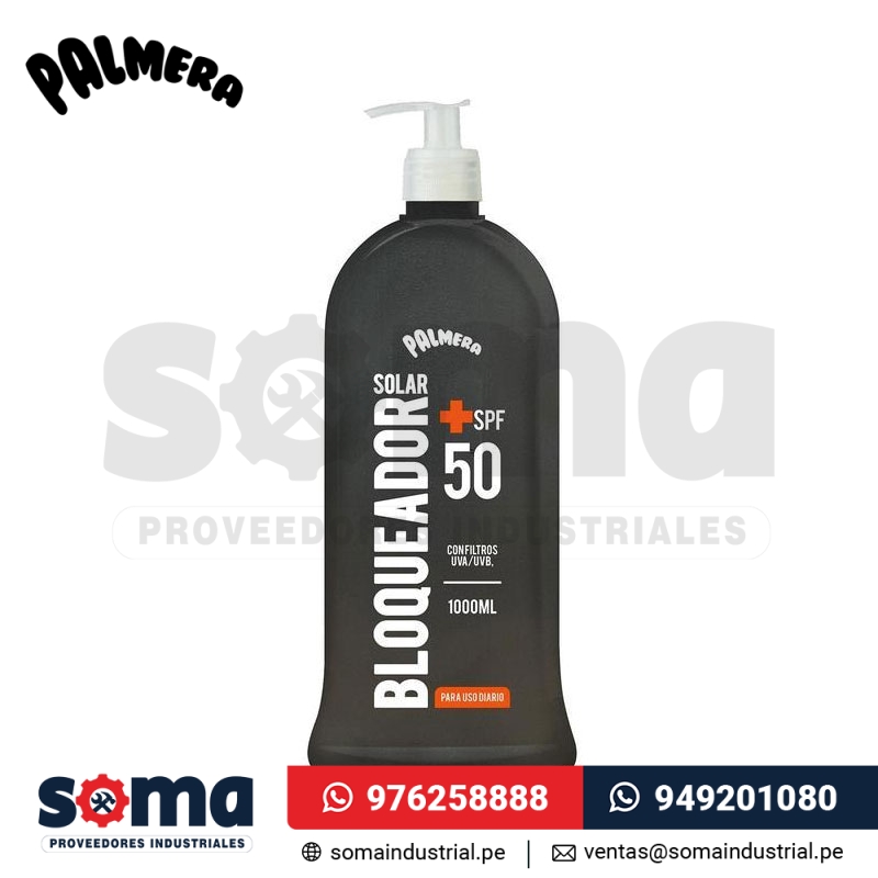 Bloqueador Palmera Sun de 1 Litro SPF 50