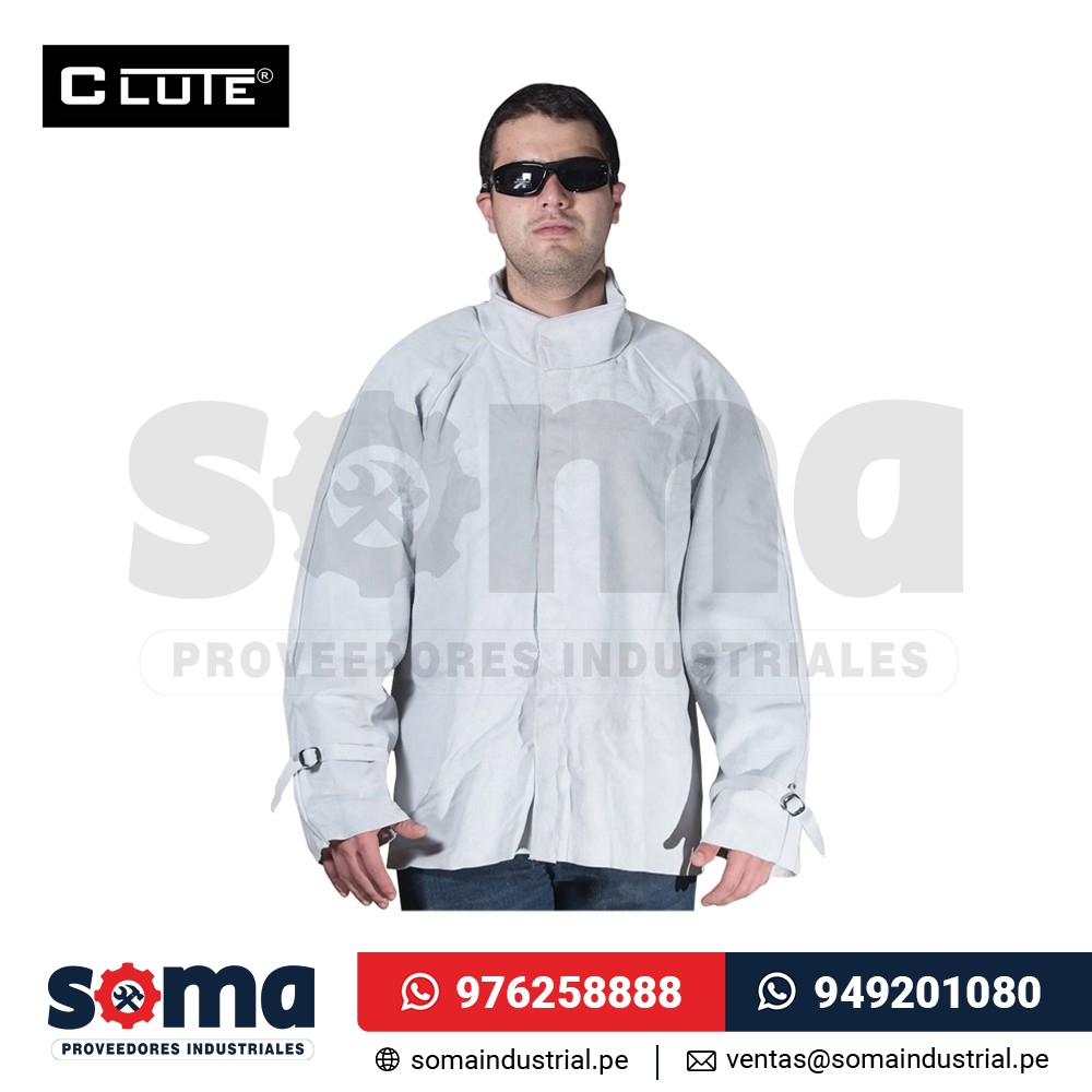 Casaca Cuero Cromo Clute