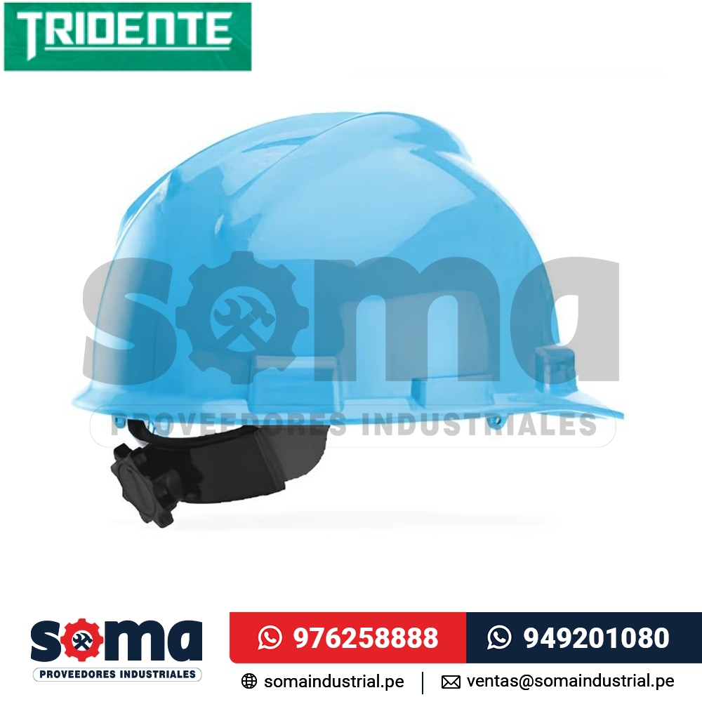 Casco Celeste con Ratchet Tridente