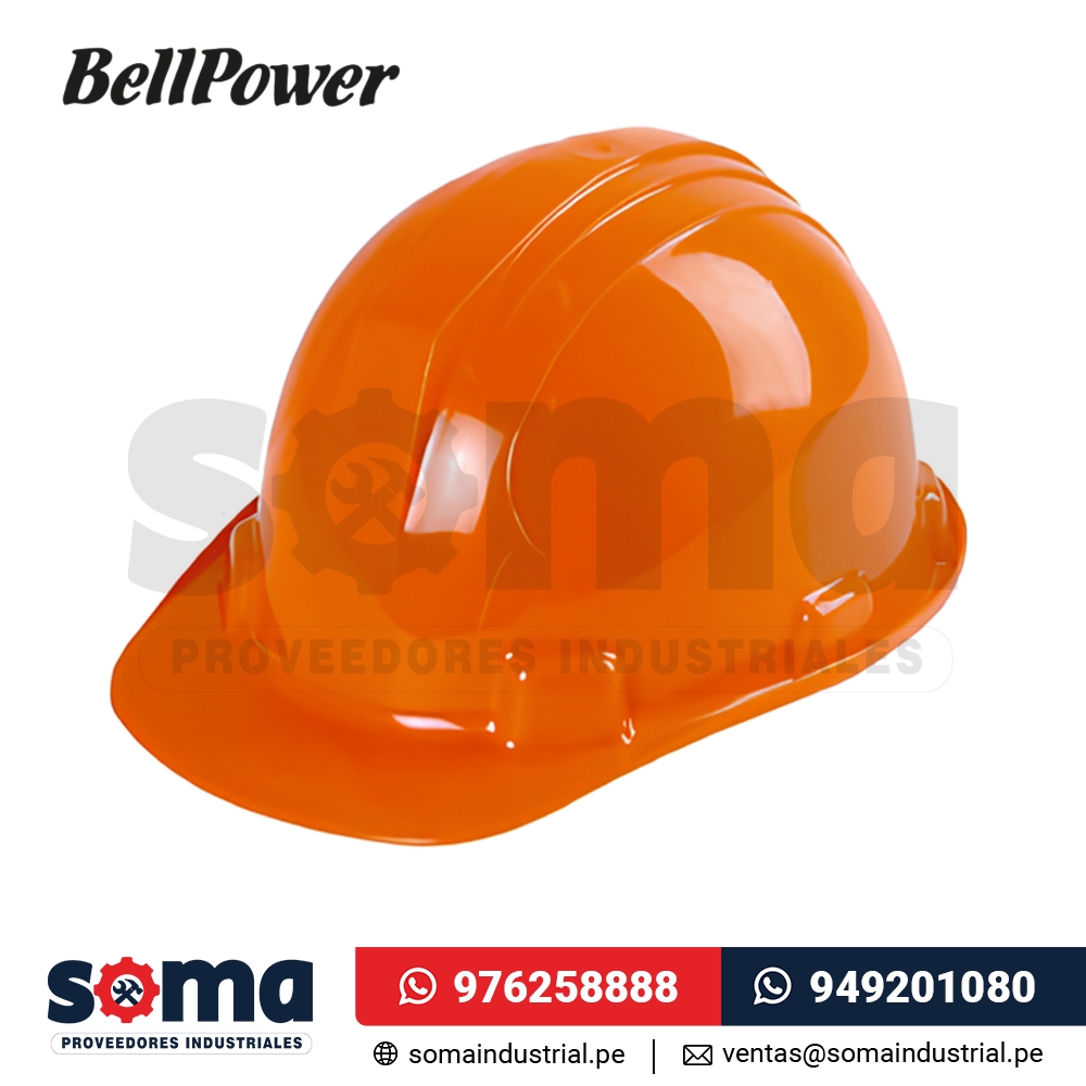 Casco Nacional Bell Power Jockey Naranja