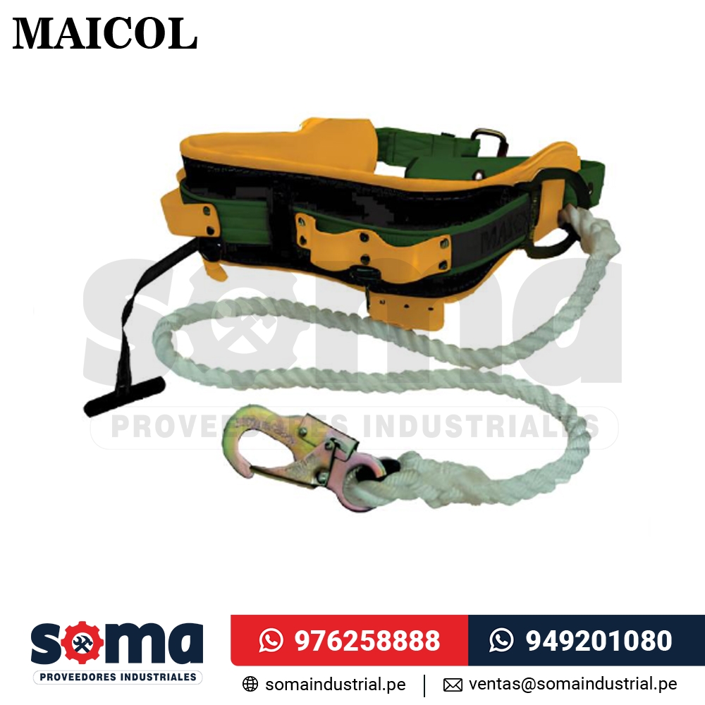 Cinturon De Posicionamiento Modelo Americano Cuero Gamuzado CPMACG Maicol