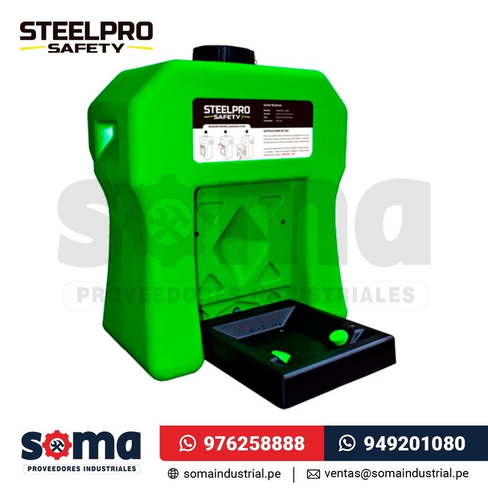Estacion Portatil Lavaojos ST20A Steelpro
