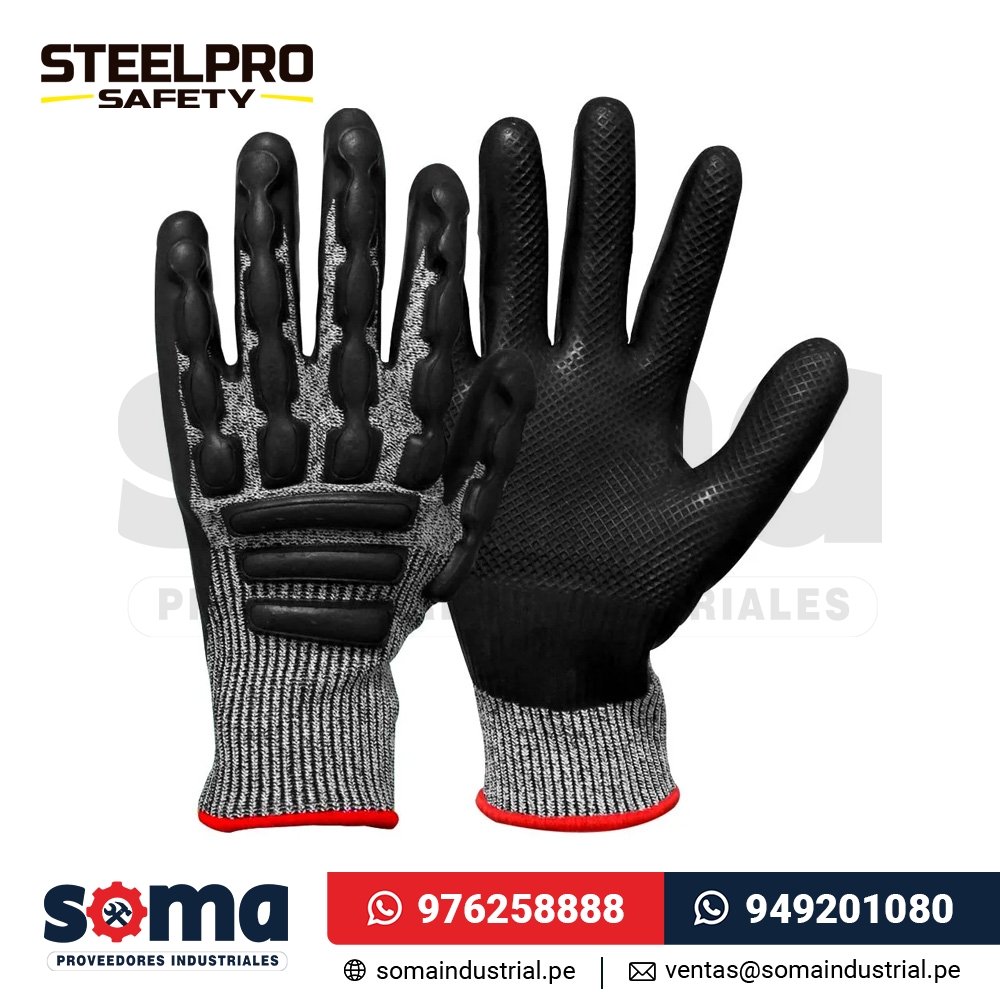 Guante Multiflex Cut 5 Impact Palma Latex Steelpro
