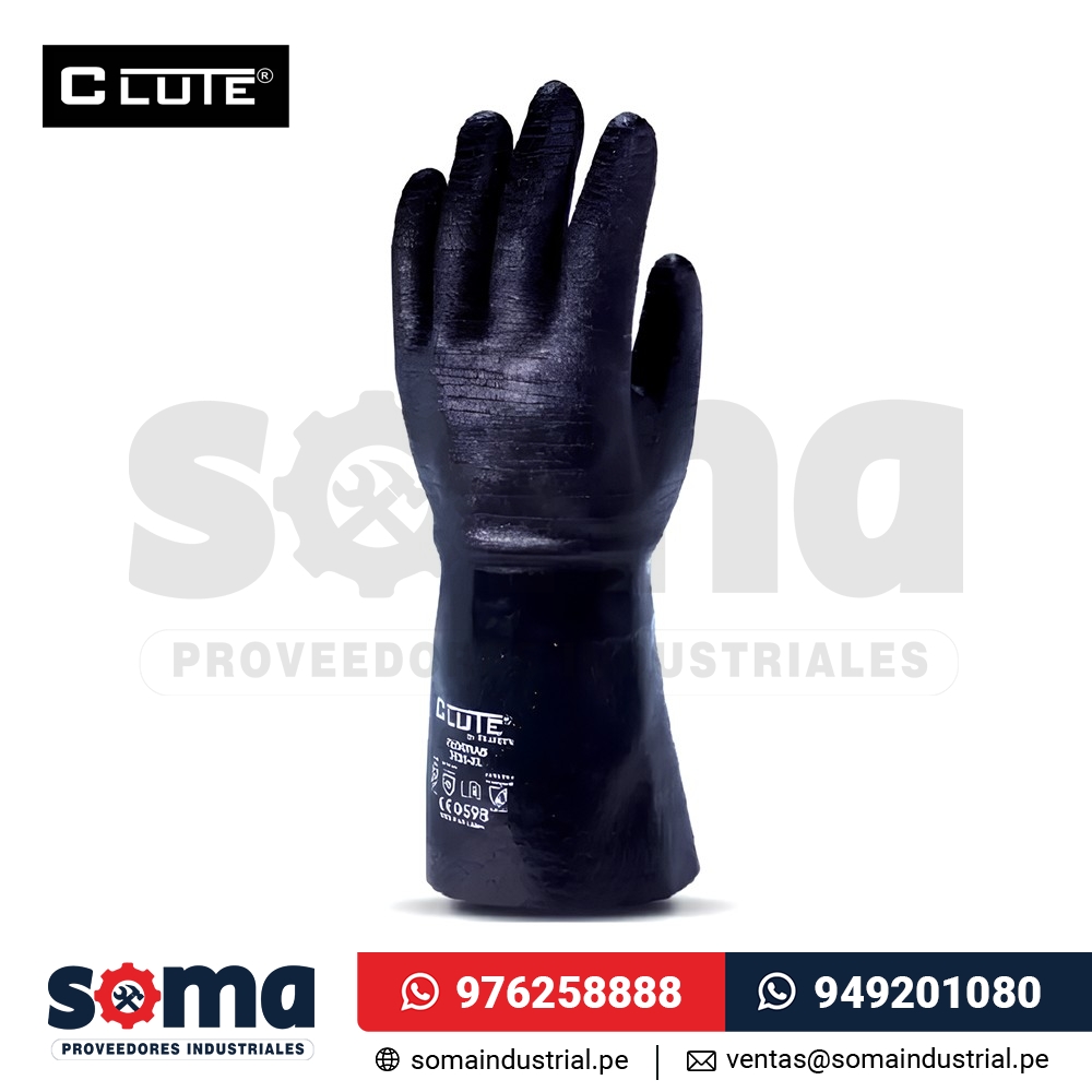 Guante Neoprene Palma Corrugada 14 pulgadas Clute
