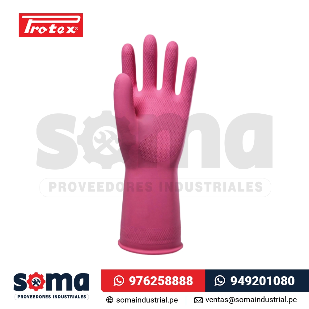 Guante Protex Calibre 22 Rosado