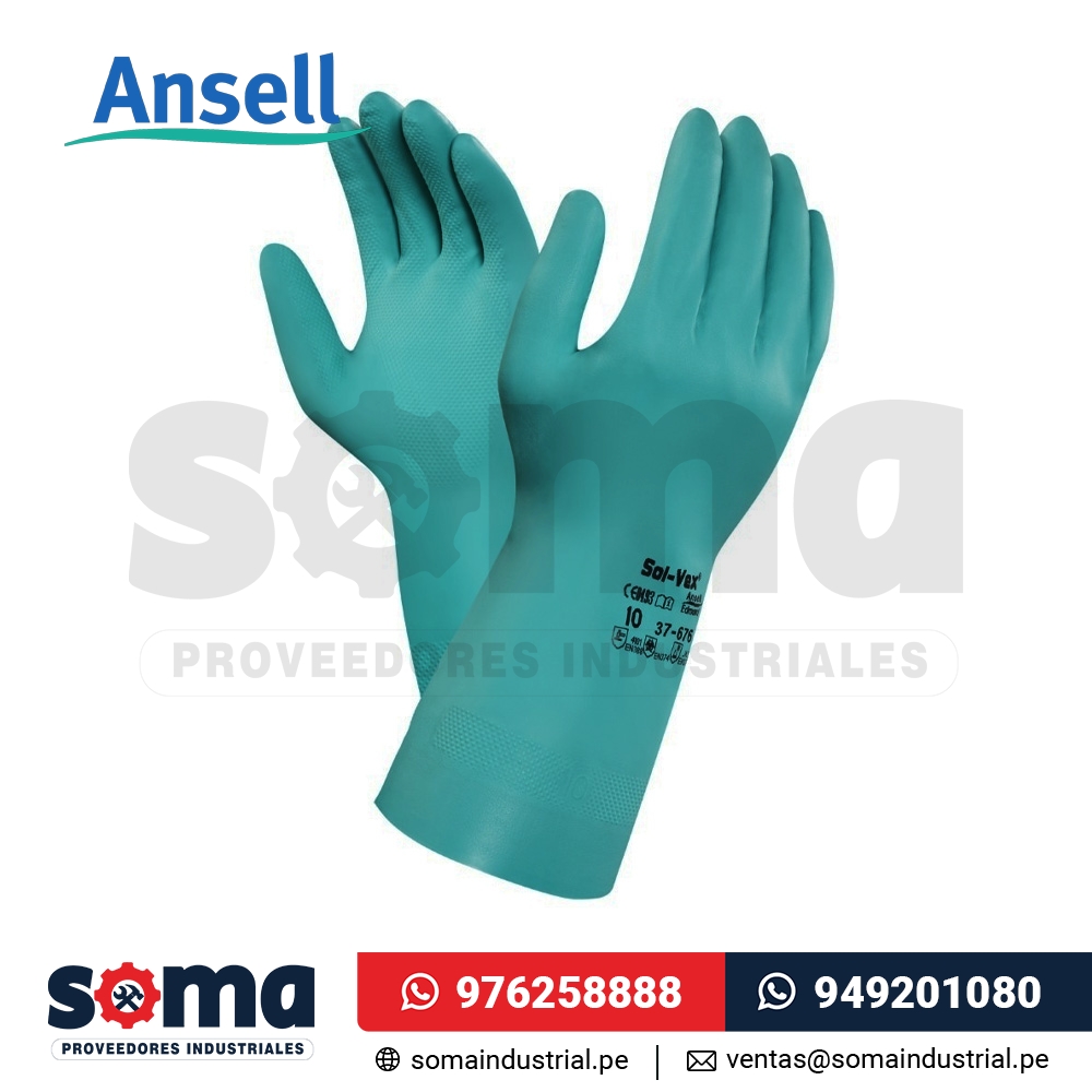 Guante Solvex 37675 Ansell