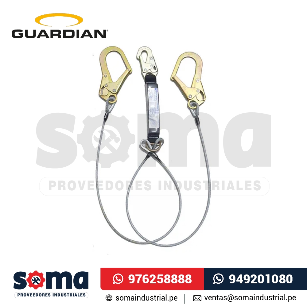Línea de Vida Doble Cable de Acero 01243 Guardian