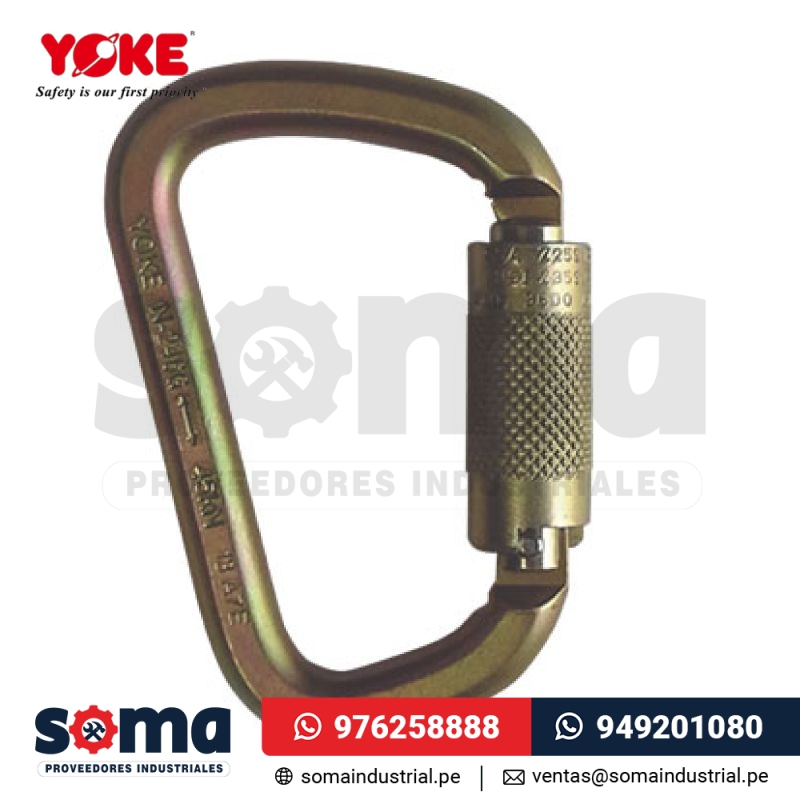 Mosquetón N-246G Yoke Doble Seguro