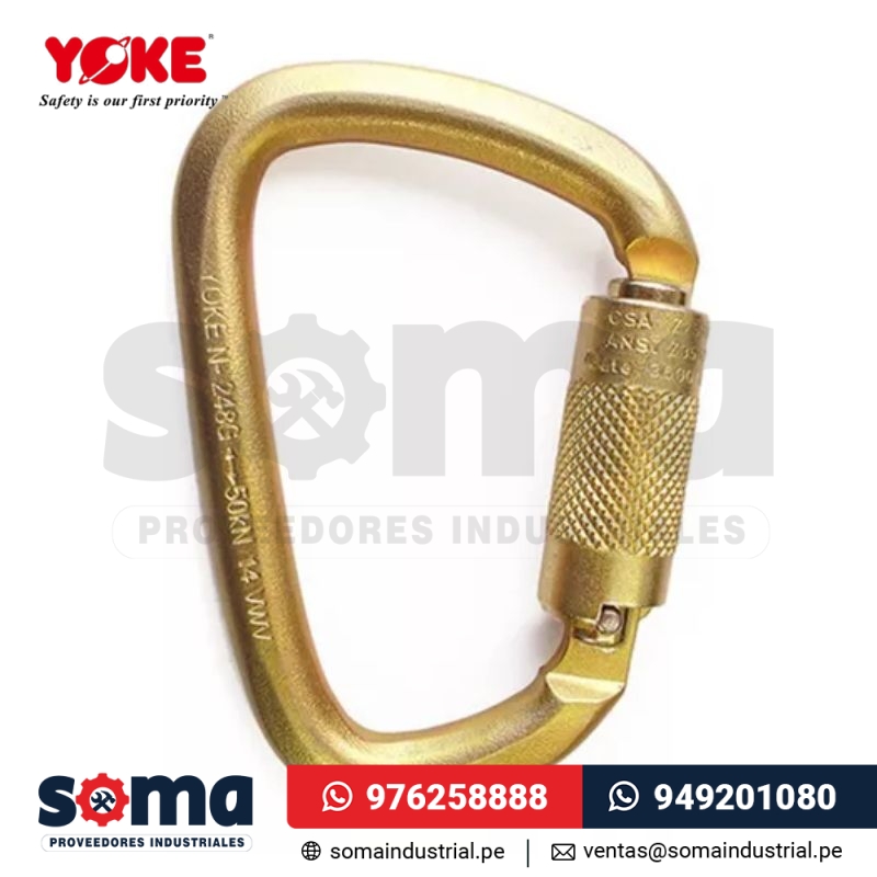 Mosquetón N-248G TR Yoke Triple Seguro