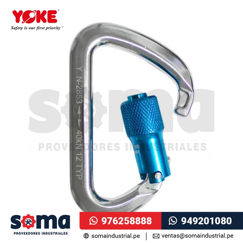 Mosquetón N-2853G Yoke Doble Seguro
