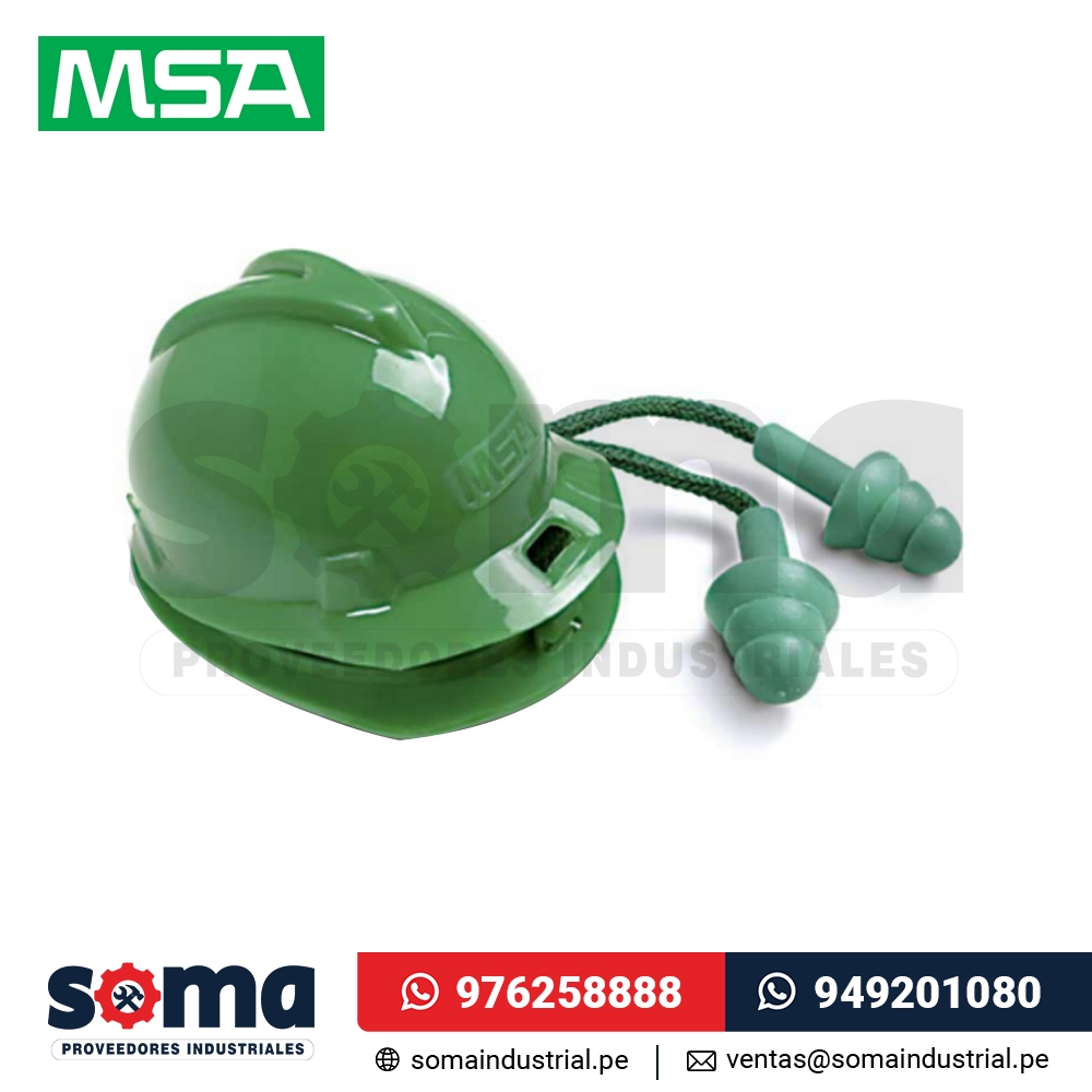 Tapón De Oido Reusable 3 Conos Msa