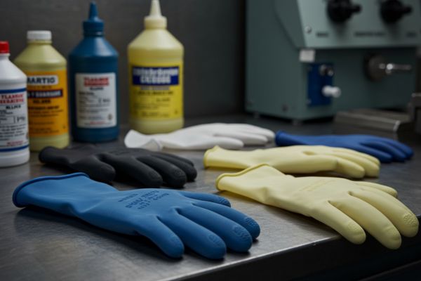 guantes de latex y nitrilo