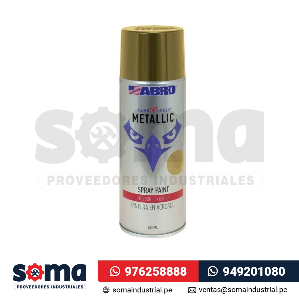 Abro Pintura Spray Metalico 400ml