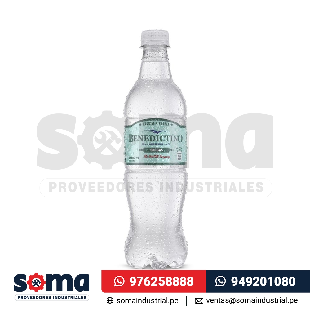 Agua sin Gas 600 ml (Pack 15 und.) Benedictino