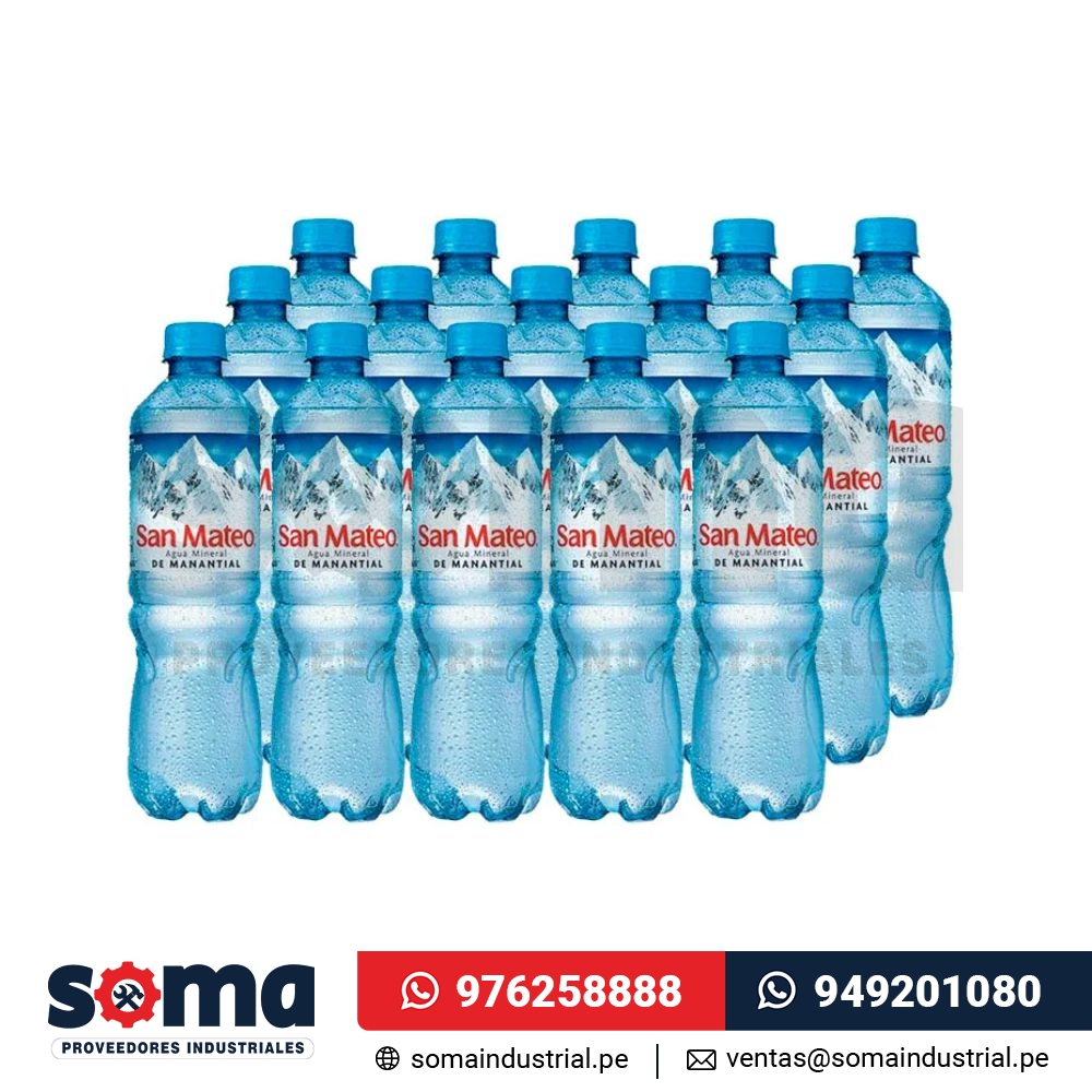 Agua sin Gas 600 ml (Pack 15 und.) San Mateo