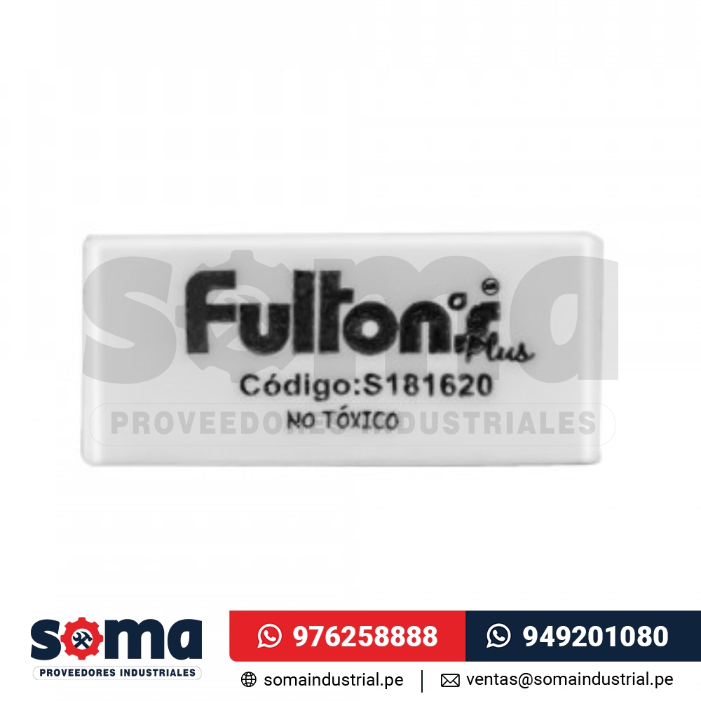Borrador blanco chico Fultons Office