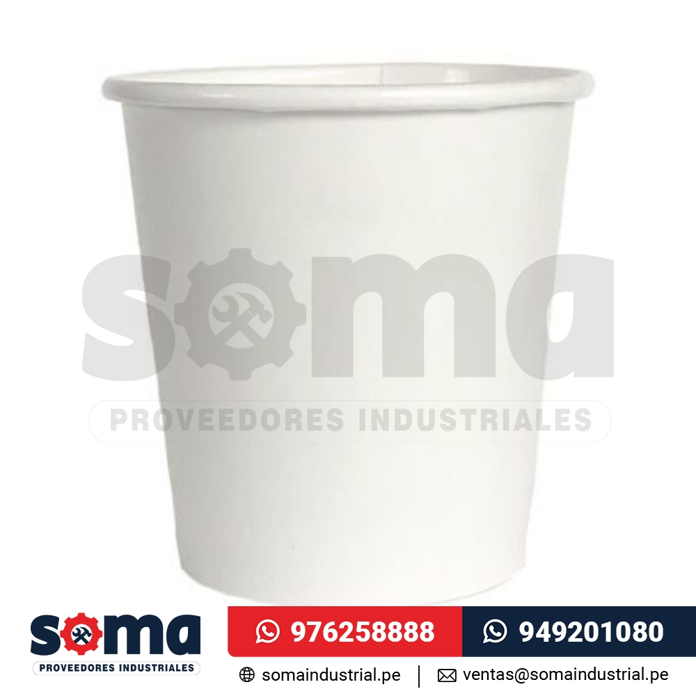 Vaso Polipapel 8 OZ Blanco (50 und) Dasil