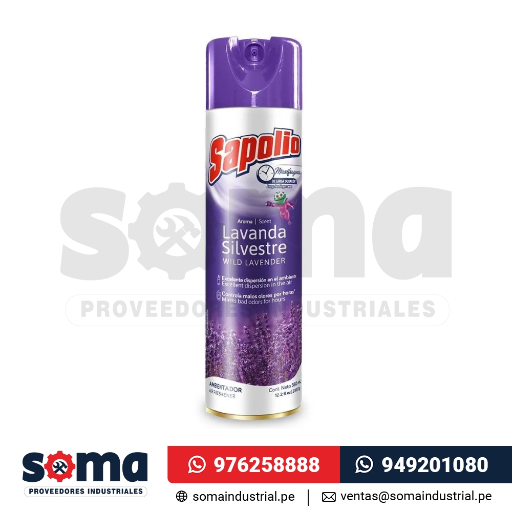 Aromatizador Lavanda Spray X 360 ML – Sapolio