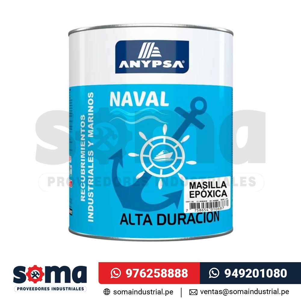 Masilla Epóxica Alta Duración ANYPSA