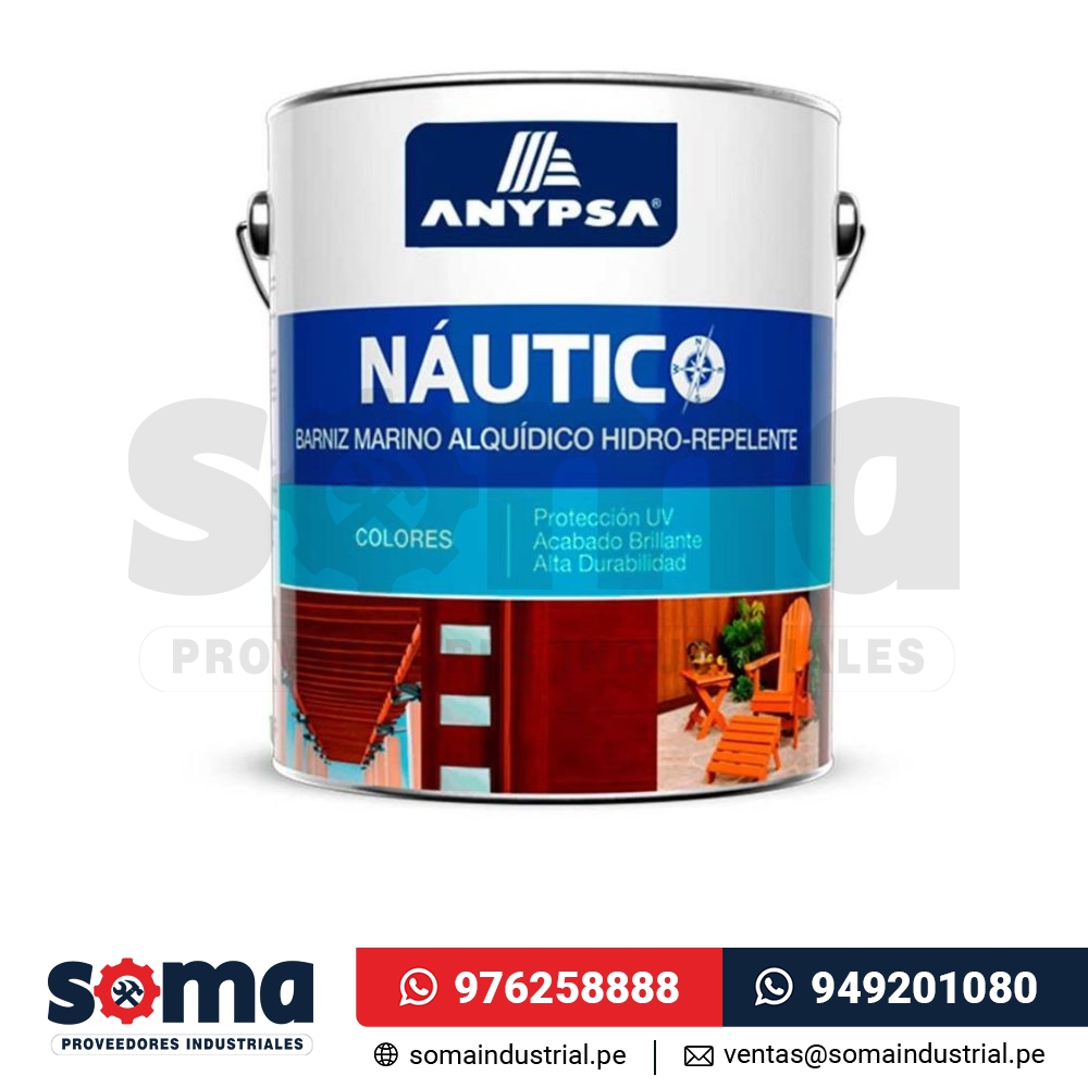 Náutico Barniz Alquídico Hidro-repelente ANYPSA