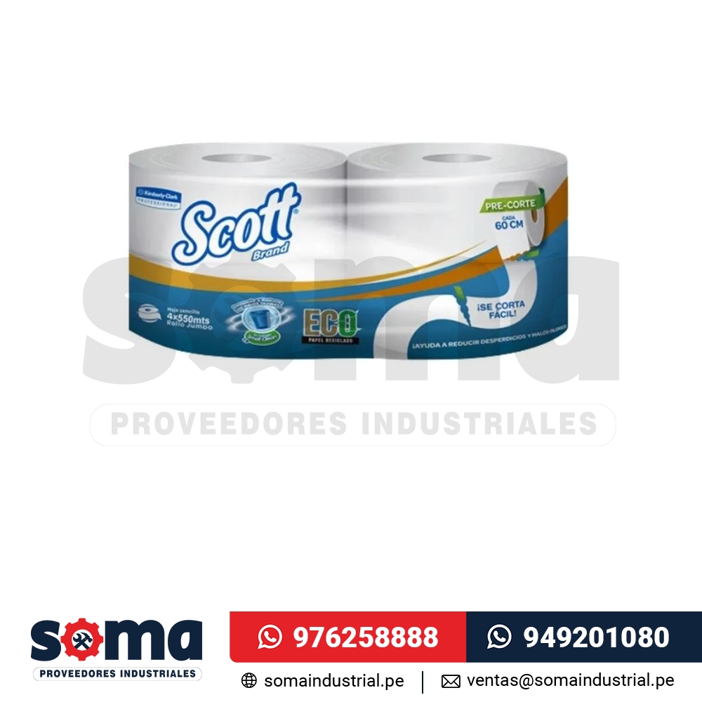 Papel Higienico Scott 4 Rollos X 550 Mts 