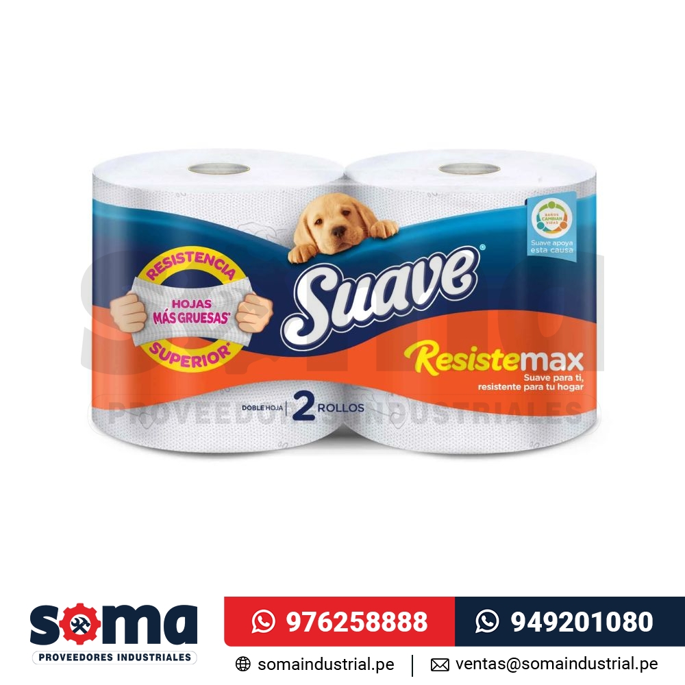 Papel Higiénico Suave Doble Hoja X 15 M