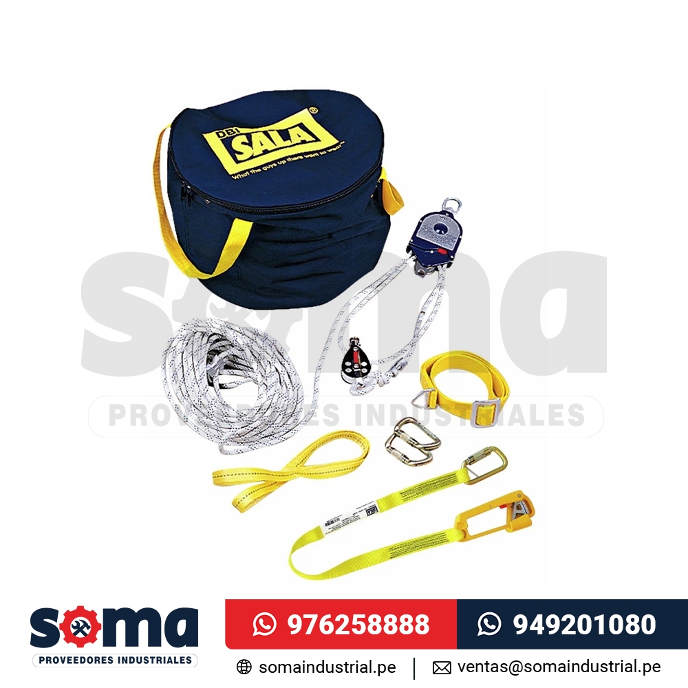 Equipo de Rescate y Posicionamiento 3M DBI-SALA Rollgliss RPD Relación 3:1 50 ft 3600050